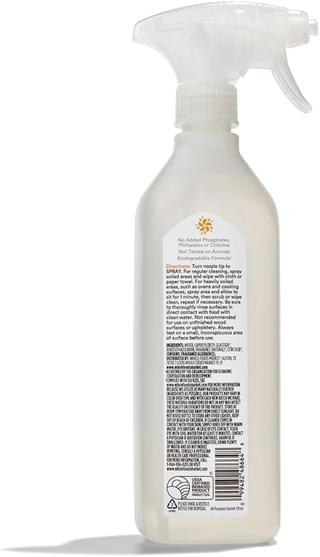 365 by Whole Foods Market, All Purpose Citrus Cleaner, 26 Fl Oz